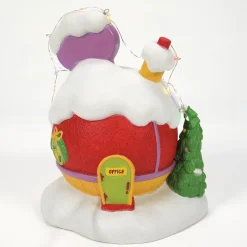 New The Jolly Christmas Shop Department 56 The Grinch Village Who-Lectric Xmas Light Repair Building 6013020
