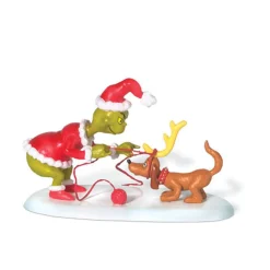 Hot The Jolly Christmas Shop Department 56 The Grinch Village All I Need Is A Reindeer Figure 804155