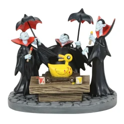 Hot The Jolly Christmas Shop Department 56 The Nightmare Before Christmas Vampire Brothers Prepare Duck Figure 6005596