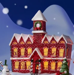Outlet The Jolly Christmas Shop Department 56 The Nightmare Before Christmas Village Santa's Workshop 6007739