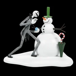 Online The Jolly Christmas Shop Department 56 The Nightmare Before Christmas Village Jack Sees His First Snowman 6007742