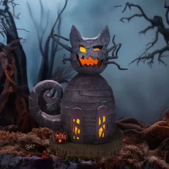 Online The Jolly Christmas Shop Department 56 The Nightmare Before Christmas Village Cat House Building 6014519