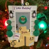 Sale The Jolly Christmas Shop Door With Wreath And Packages Personalized Christmas Ornament OR2299