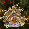 Discount The Jolly Christmas Shop Gingerbread House Family Of 6 Personalized Christmas Ornament OR1872-6