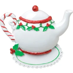The Jolly Christmas Shop Grandma's Teapot Personalized Christmas Ornament OR1681