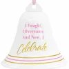 Online The Jolly Christmas Shop Hallmark 2.5" Cancer Bell Christmas Ornament 1HGO2825