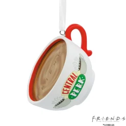 New The Jolly Christmas Shop Hallmark 3" Central Perk Friends Mug Christmas Ornament 2HCM9360