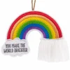 Online The Jolly Christmas Shop Hallmark 4.5" Felt Rainbow Christmas Ornament 1HGO2815