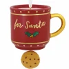 Clearance The Jolly Christmas Shop Hallmark 3.2" For Santa Mug Christmas Ornament 1HGO2787