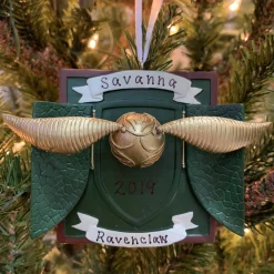 Outlet The Jolly Christmas Shop Hallmark 3" Harry Potter Golden Snitch Personalized Christmas Ornament 3HCM1000