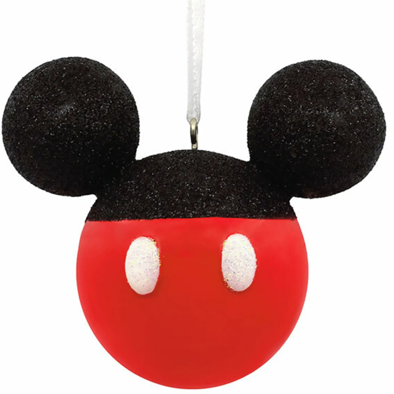 The Jolly Christmas Shop Hallmark 3" Mickey Mouse Glitter Icon Christmas Ornament 2HCM9441