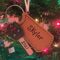 Best The Jolly Christmas Shop Hallmark 3.5" New Driver Personalized Christmas Ornament 1HGO2864