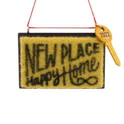 Hot The Jolly Christmas Shop Hallmark 2.8" New Place Dated 2022 Christmas Ornament 1HGO2688