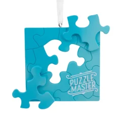 Online The Jolly Christmas Shop Hallmark 3" Puzzle Master Christmas Ornament 1HGO2995
