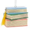 Hot The Jolly Christmas Shop Hallmark 2.25" Stack Of Books Christmas Ornament 1HGO2383