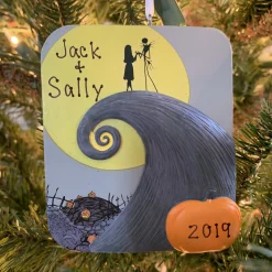Discount The Jolly Christmas Shop Hallmark 3.9" The Nightmare Before Christmas Personalized Christmas Or Halloween Ornament 3HCM1001
