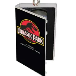 Outlet The Jolly Christmas Shop Hallmark 3" VHS Jurassic Park Movie Christmas Ornament 2HCM9592