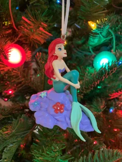 New The Jolly Christmas Shop Hallmark Disney Princess Ariel On Rock Christmas Ornament 3HCM0810