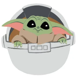 Clearance The Jolly Christmas Shop Hallmark Star Wars™ Grogu™ Personalized Christmas Ornament 3HCM0990