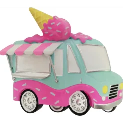 The Jolly Christmas Shop Ice Cream Truck Personalized Christmas Ornament OR2304