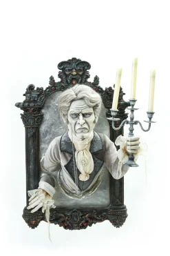 The Jolly Christmas Shop Katherine's Collection 34" Gone Batty Atticus Apparition With Candelabra Halloween Wall Decoration 28-228492