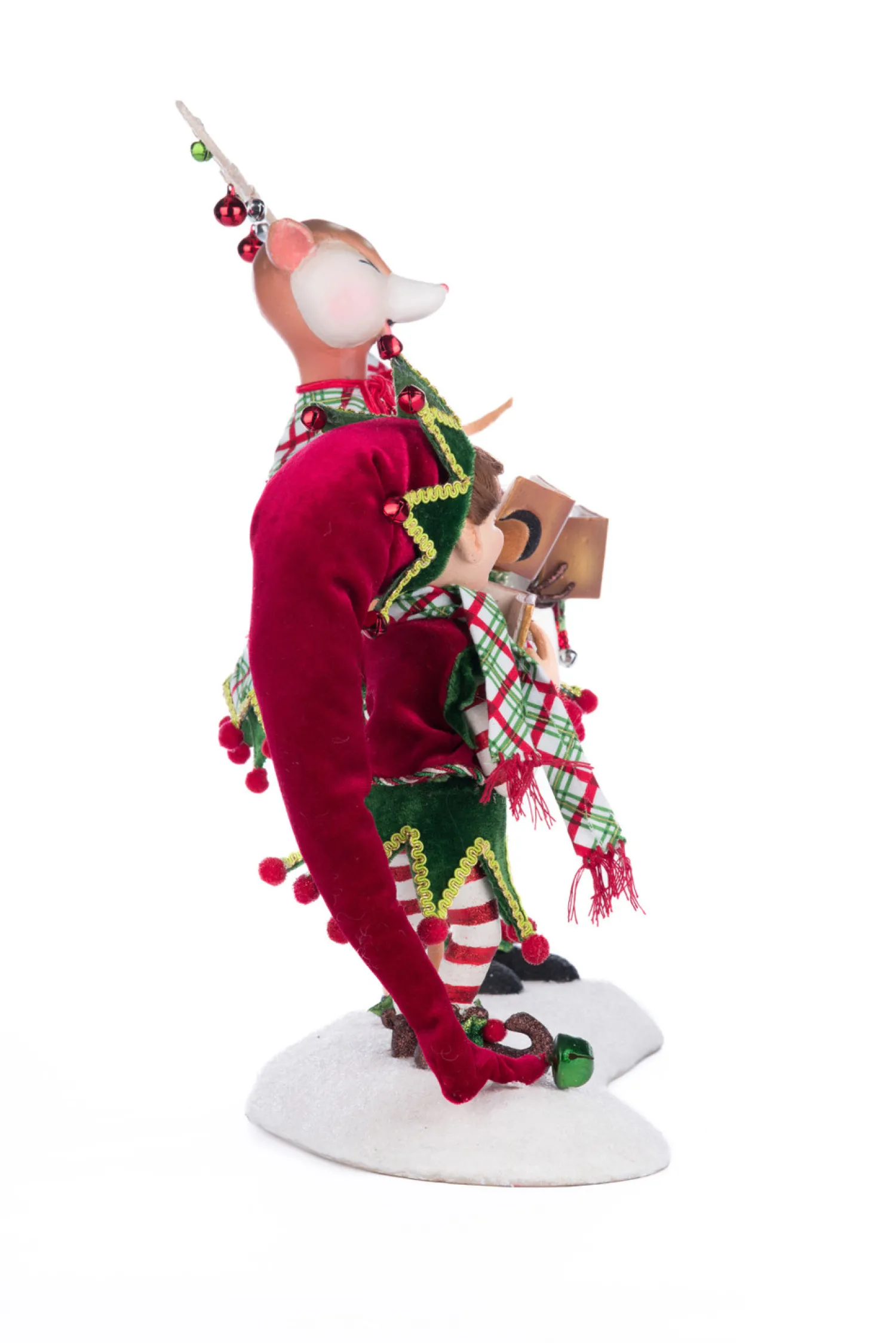 Online The Jolly Christmas Shop Katherine's Collection 18" Alfie, Deerdra, And Snowy Christmas Carolers Christmas Decoration 28-428351
