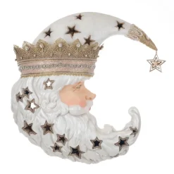 Clearance The Jolly Christmas Shop Katherine's Collection 21" Battery Operated Starry Night Celestial Santa Wall Mask With Lights 28-328060