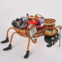 Online The Jolly Christmas Shop Katherine's Collection 14.75" Bewitching Bash Spider Candy Dish Halloween Decoration 28-128107