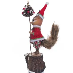 Online The Jolly Christmas Shop Katherine's Collection 13.75" Berry The Chipmunk Christmas Figure 28-328510