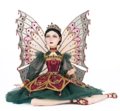 Best The Jolly Christmas Shop Katherine's Collection 23" Belle Noelle Sitting Fairy Ballerina Doll Christmas Decoration 28-428237