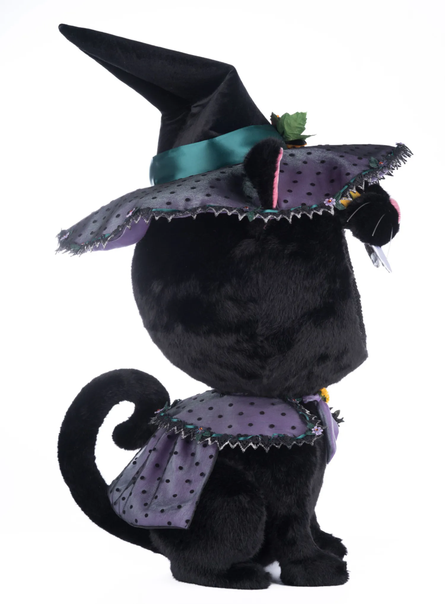 Clearance The Jolly Christmas Shop Katherine's Collection 32" Black Cat Candy Container Halloween Decor 28-428189