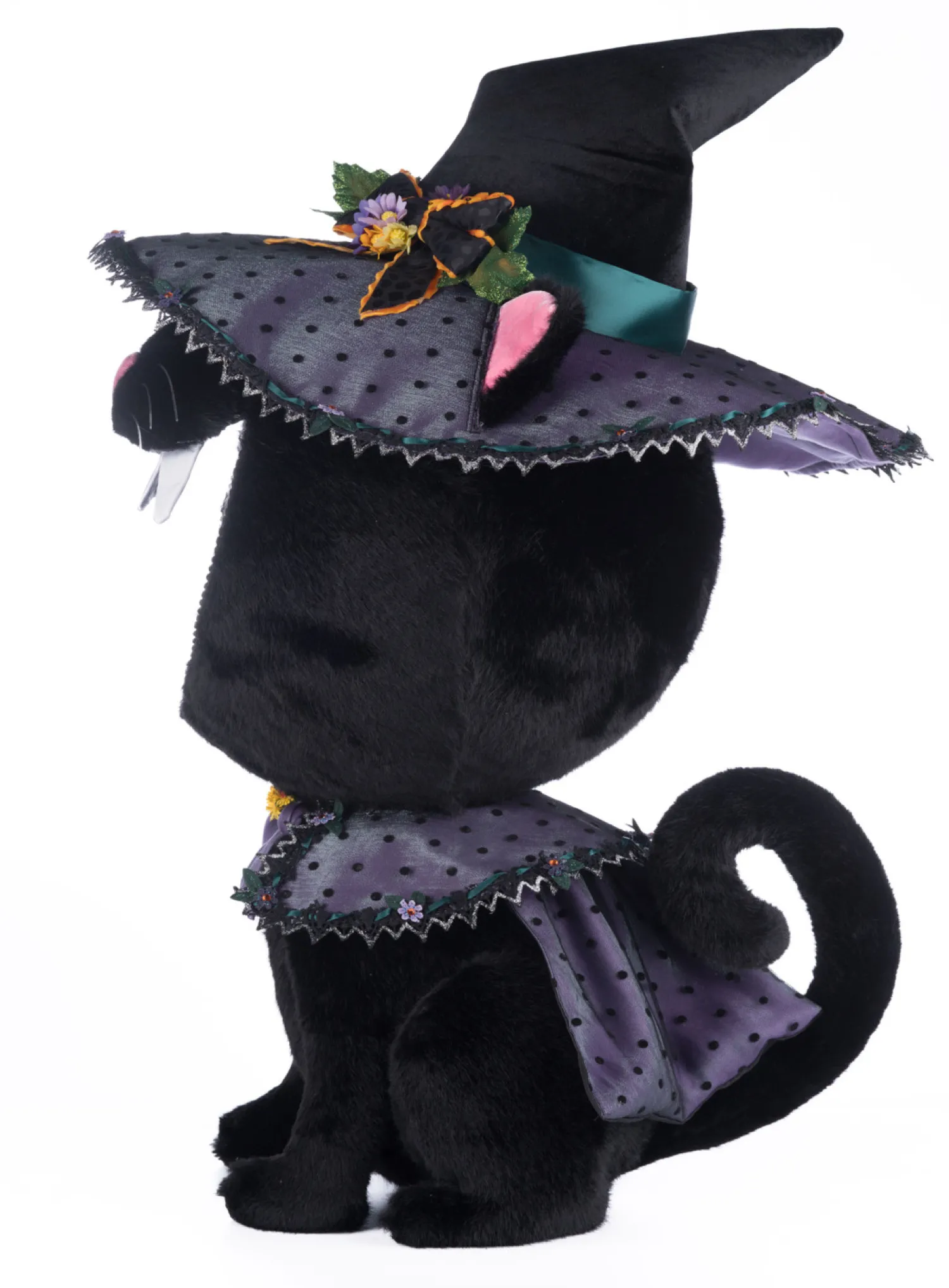 Clearance The Jolly Christmas Shop Katherine's Collection 32" Black Cat Candy Container Halloween Decor 28-428189