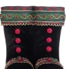 Best The Jolly Christmas Shop Katherine's Collection 12" Black Holiday Magic Tabletop Boots Christmas Decoration 28-428410B