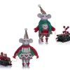 The Jolly Christmas Shop Katherine's Collection 8.5" Brie And Colby Mice Figures Set Of 2 28-328052