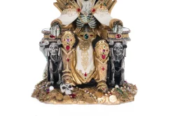 New The Jolly Christmas Shop Katherine's Collection 17" Captain Skully Swashbuckler Pirate King In Chair Halloween Decoration 28-428220