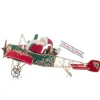 Discount The Jolly Christmas Shop Katherine's Collection 28" Christmas In The City Santa In Plane 28-328512