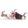 Sale The Jolly Christmas Shop Katherine's Collection 31.5" Christmas In The City Santa With Elf Catching A Ride 28-328885