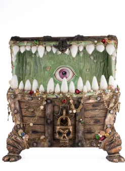 Discount The Jolly Christmas Shop Katherine's Collection 23" Chester The Treasure Chest Candy Container Halloween Decoration 28-428212
