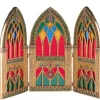 Best The Jolly Christmas Shop Katherine's Collection 32" Christmas Castle Triptych Background 28-428242