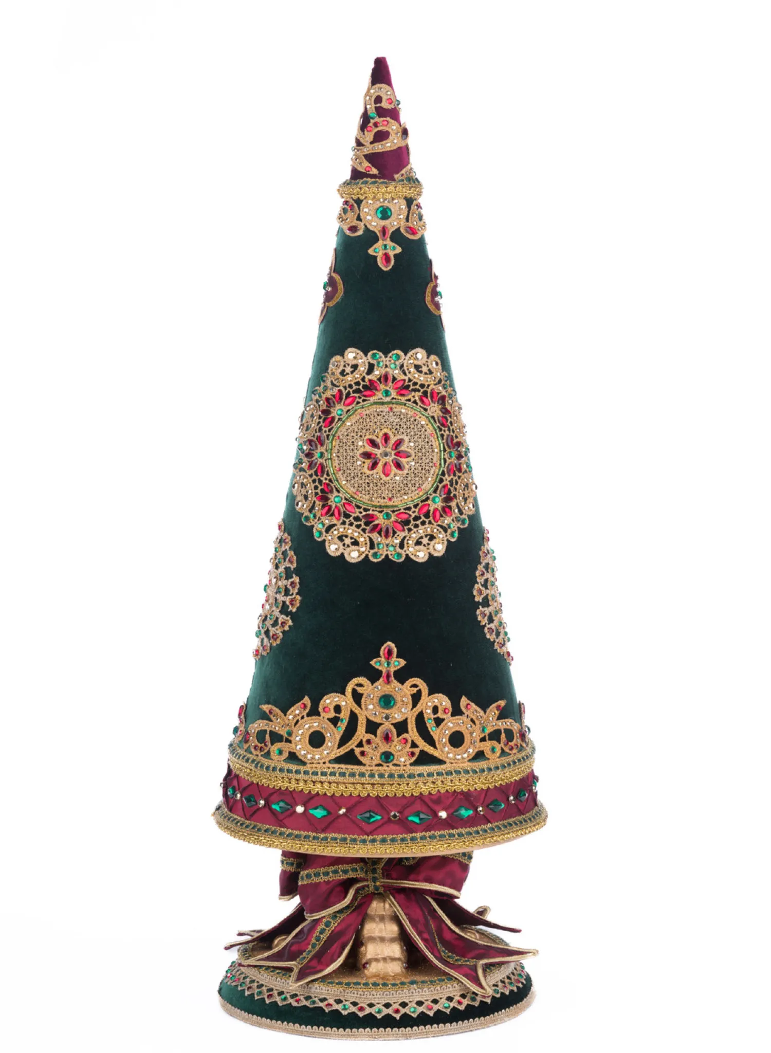 Online The Jolly Christmas Shop Katherine's Collection 24.75" Christmas Castle Tabletop Tree 28-428243