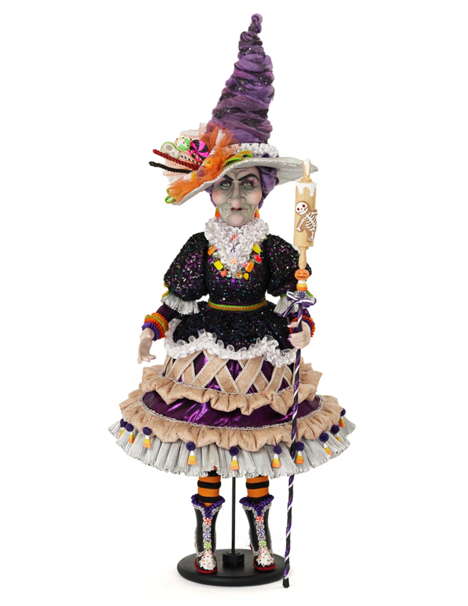Sale The Jolly Christmas Shop Katherine's Collection 44" Disturbing Delights Sweetie Pie Witch Doll Halloween Decoration 28-228424