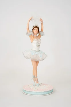 Hot The Jolly Christmas Shop Katherine's Collection 24" Frost And Tenderness Frost Blue Christmas Ballerina Figure 28-228667