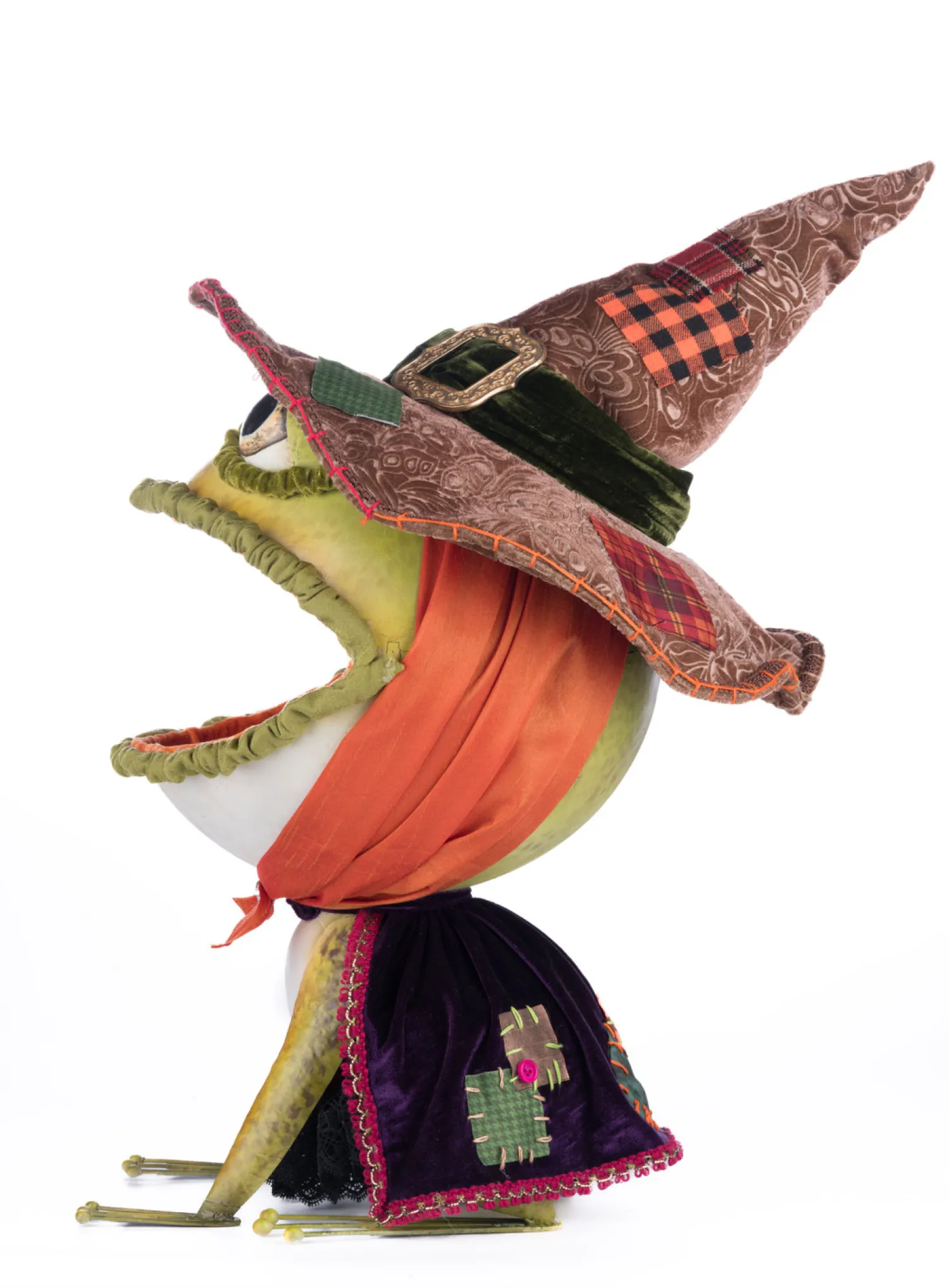 Outlet The Jolly Christmas Shop Katherine's Collection 22" Franklin The Frog Candy Container Halloween Decoration 28-428182