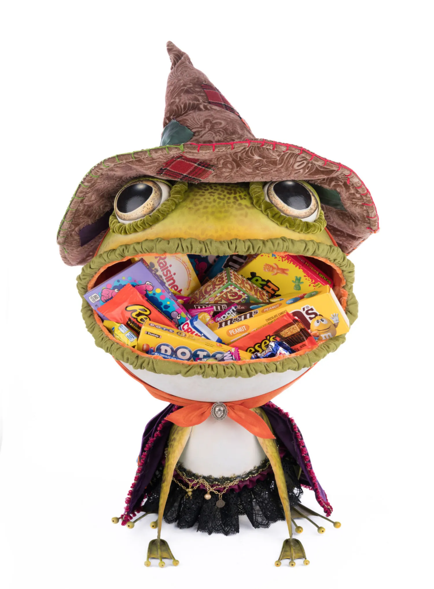 Outlet The Jolly Christmas Shop Katherine's Collection 22" Franklin The Frog Candy Container Halloween Decoration 28-428182