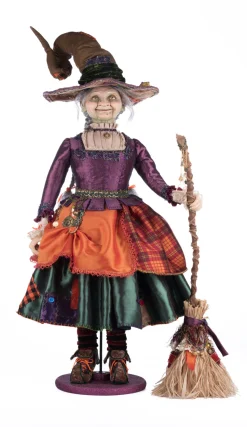 Clearance The Jolly Christmas Shop Katherine's Collection 40" Gertrude Grimoir Witch Doll Halloween Decoration 28-428159