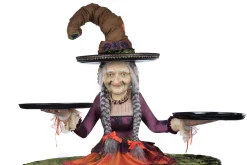Hot The Jolly Christmas Shop Katherine's Collection 40" Gertrude Grimoir Witch Cupcake Server Halloween Decoration 28-428403
