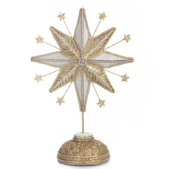 Outlet The Jolly Christmas Shop Katherine's Collection 12.75" Golden Celestial Star Tabletop Decoration 28-328019