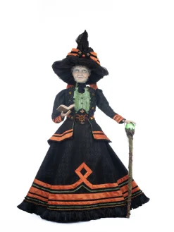 Sale The Jolly Christmas Shop Katherine's Collection 32" Hilda Blackroot Witch Halloween Doll 28-328787