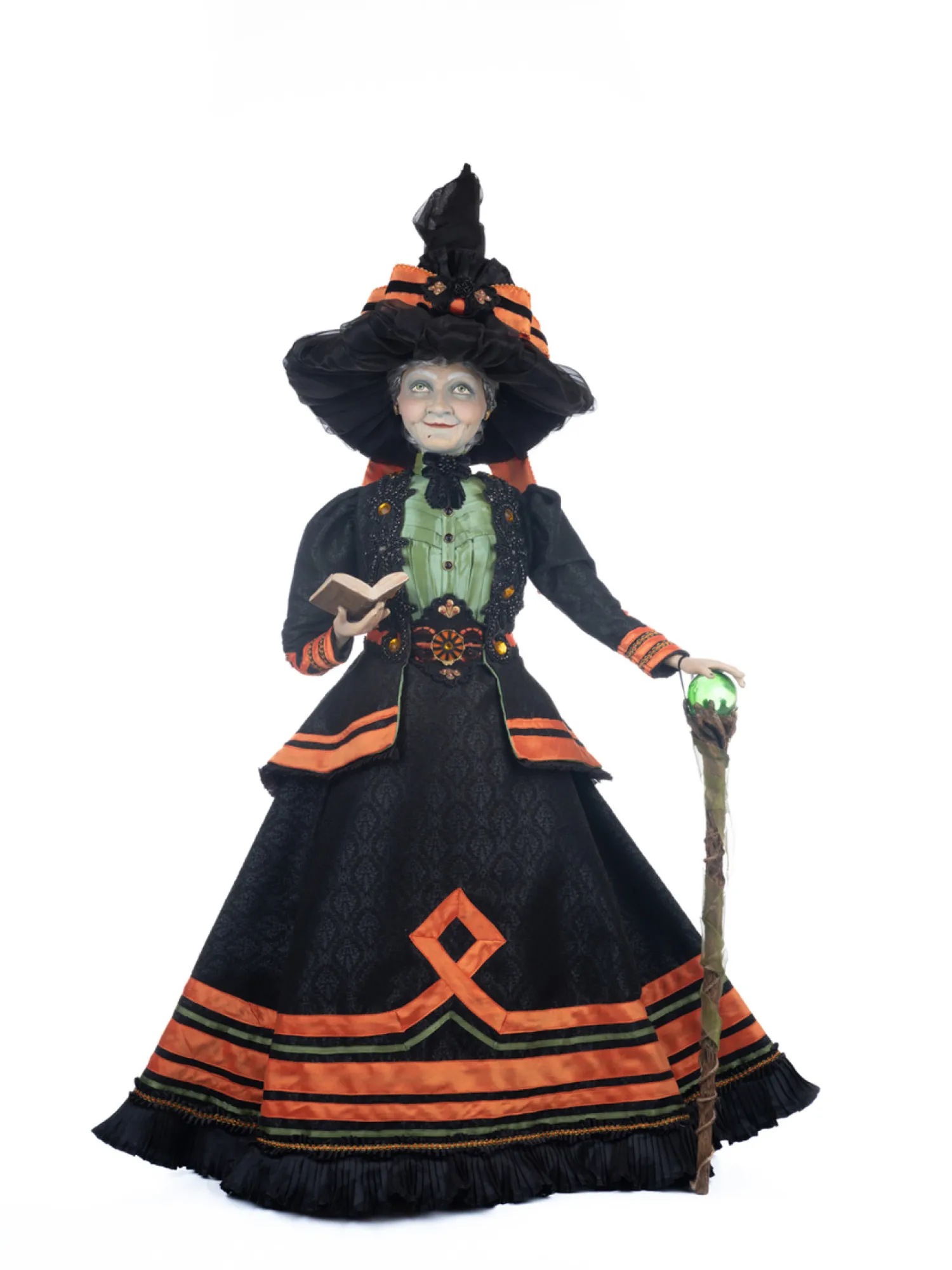 Sale The Jolly Christmas Shop Katherine's Collection 32" Hilda Blackroot Witch Halloween Doll 28-328787