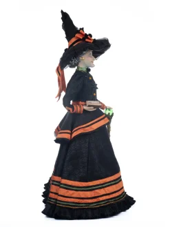 Sale The Jolly Christmas Shop Katherine's Collection 32" Hilda Blackroot Witch Halloween Doll 28-328787